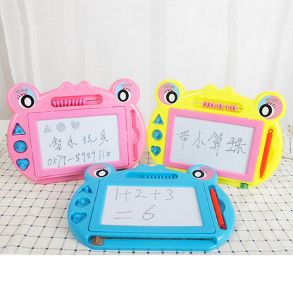 3 PCS Mini Magnetic Drawing Board Cartoon Frog Writing Board Children Toy, Random Color Delivery - Drawing Toys by buy2fix | Online Shopping UK | buy2fix