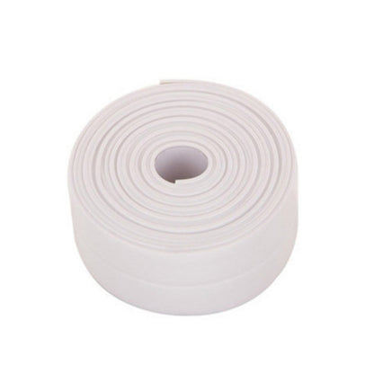 Durable PVC Material Waterproof Mold Proof Adhesive Tape  Kitchen Bathroom Wall Sealing Tape, Width:2.2cm x 3.2m(White) - Home & Garden by buy2fix | Online Shopping UK | buy2fix