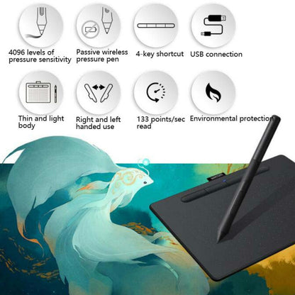 Wacom CTL-4100  Tablet Intuos Hand-Painted Board Computer Drawing Board Handwriting Board - Consumer Electronics by buy2fix | Online Shopping UK | buy2fix