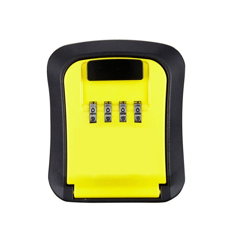 Wall-Mounted Key Code Box Construction Site Home Decoration Four-Digit Code Lock Key Box(Yellow) - Security by buy2fix | Online Shopping UK | buy2fix