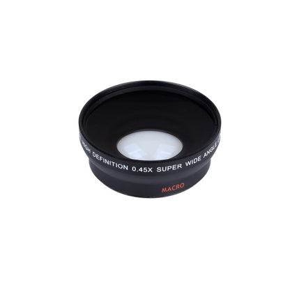 52mm 2 In 1 0.45x Wide-Angle + Macro Camera Lens - Camera Accessories by buy2fix | Online Shopping UK | buy2fix