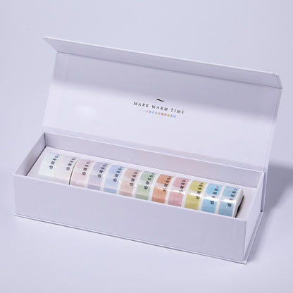 NIIMBOT Hand Account Sticker Fresh Morandi Color Label Paper Gift Box For NIIMBOT D11(Autumn) - Consumer Electronics by NIIMBOT | Online Shopping UK | buy2fix