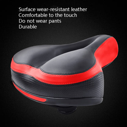 Reflective Seat Bicycle Seat Bicycle Saddle Seat(Black Red) - Outdoor & Sports by buy2fix | Online Shopping UK | buy2fix