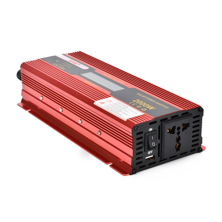 XUYUAN 2000W Car Battery Inverter with LCD Display, Specification: 12V to 220V -  by XUYUAN | Online Shopping UK | buy2fix