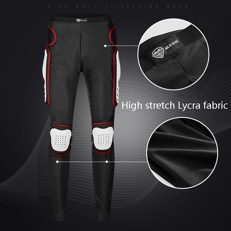 SULAITE Motorcycle Cross-Country Riding Trousers Protective Hip Pants, Specification: XXXL(Black) - Protective Gear by SULAITE | Online Shopping UK | buy2fix