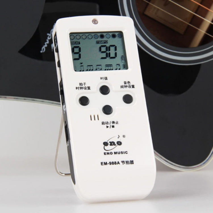 ENO EM-988A Electronic Vocal Rechargeable Metronome For Piano/Guitar/Drum/Guzheng/Violin(Blue) - Stringed Instruments by buy2fix | Online Shopping UK | buy2fix