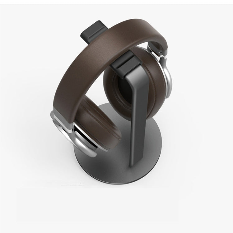 Aluminum Alloy Headphone Holder H-Stand Headphone Display Stand Headphone Storage Rack(Dark Gray) - Computer & Networking by buy2fix | Online Shopping UK | buy2fix