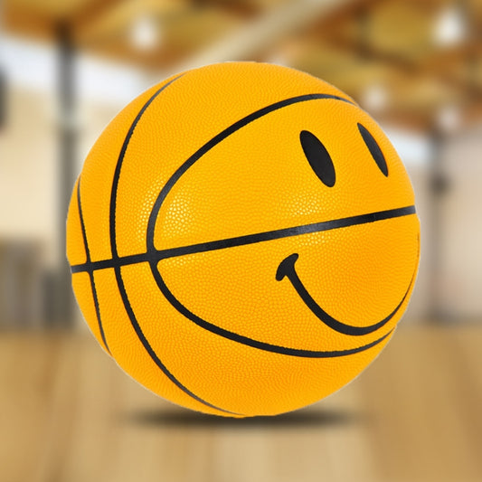 Number 7 Smiley Face Pattern PU Leather Indoor Wear-Resistant Basketball - Balls by buy2fix | Online Shopping UK | buy2fix
