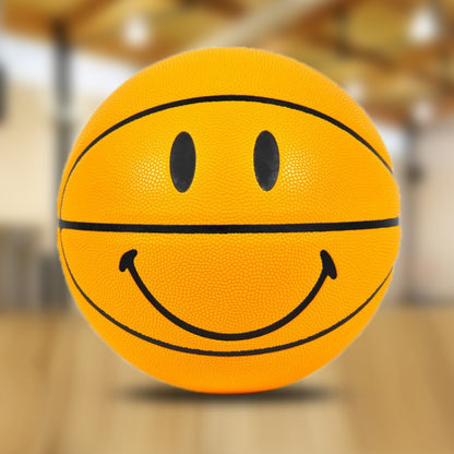 Number 7 Smiley Face Pattern PU Leather Indoor Wear-Resistant Basketball - Balls by buy2fix | Online Shopping UK | buy2fix