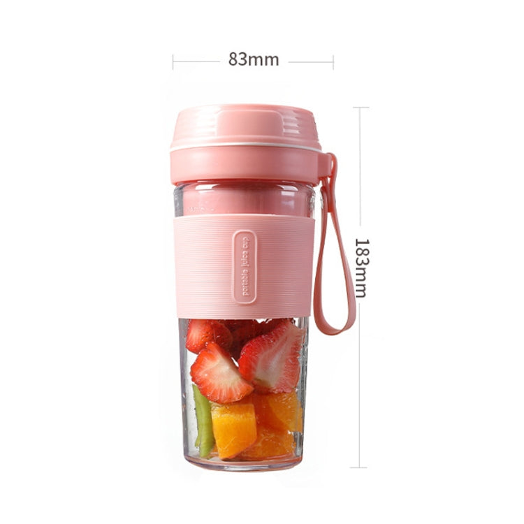 FS1300 Mini Juicer Home Portable Cooking Machine Student Juice Cup Juicer, Colour: Cherry Blossom Four  Blade - Home & Garden by buy2fix | Online Shopping UK | buy2fix