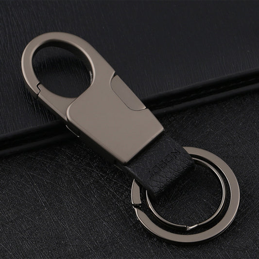 JOBON ZB-028YSK Car Keychain Men Waist Hangs Side Press Keychain(Black Nickel) - Key Rings by JOBON | Online Shopping UK | buy2fix