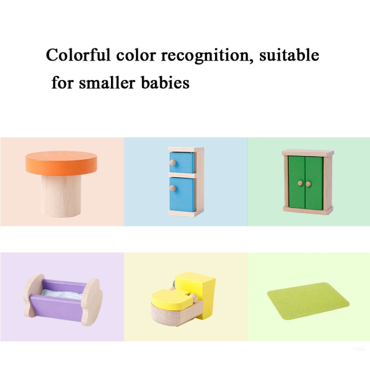 Onshine Pretend Play Scene DIY Role Playing Wooden Furniture Accessories, Style: Bathroom - Pretend Play Toys by buy2fix | Online Shopping UK | buy2fix