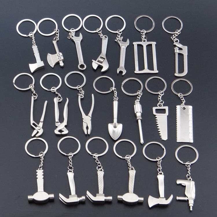 10 PCS Tool Metal Keychain Car Key Ring Pendant, Colour: H-389 Hex Wrench - Key Rings by buy2fix | Online Shopping UK | buy2fix