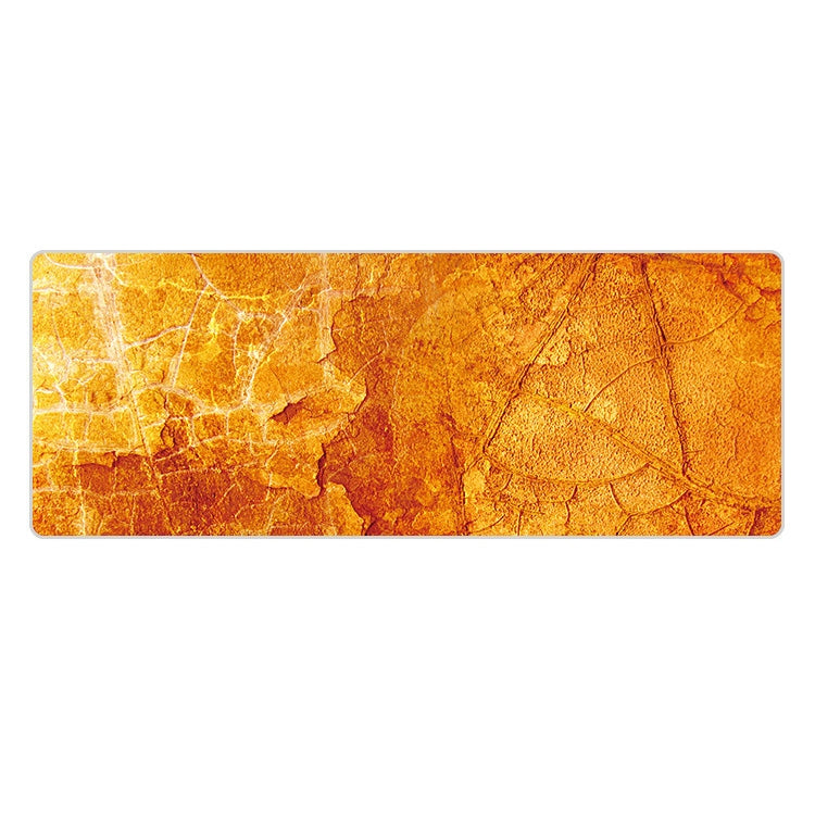 400x900x5mm Marbling Wear-Resistant Rubber Mouse Pad(Yellow Marble) - Mouse Pads by buy2fix | Online Shopping UK | buy2fix