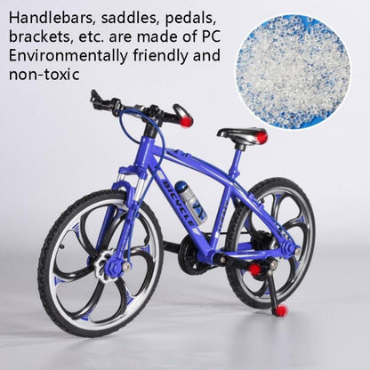 1:8 Scale Simulation Alloy Bicycle Model Mini Bicycle Toy Decoration(Folding-Blue) - Model Toys by buy2fix | Online Shopping UK | buy2fix