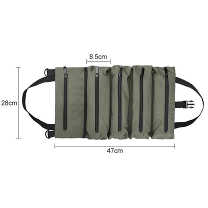 Car Canvas Tool Hanging Bag Electrician Package Car Tool Bag(Green) - Storage Bags & Boxes by buy2fix | Online Shopping UK | buy2fix
