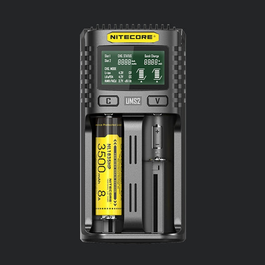 NITECORE Fast Lithium Battery Charger, US Plug, Model: UMS2 - Consumer Electronics by NITECORE | Online Shopping UK | buy2fix