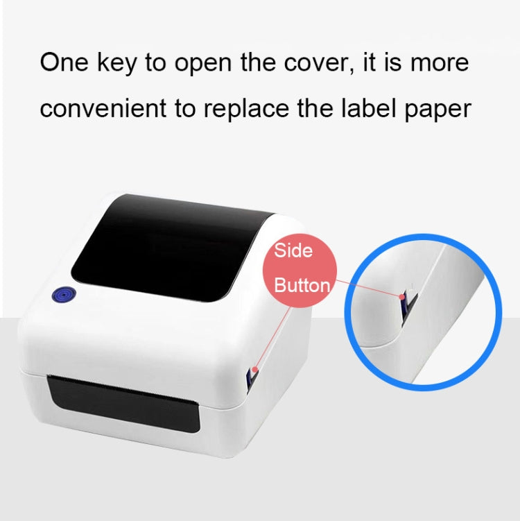 100mm Express Order Printer Thermal Self-adhesive Label Printing Machine, Style:IP486(EU Plug) - Consumer Electronics by buy2fix | Online Shopping UK | buy2fix