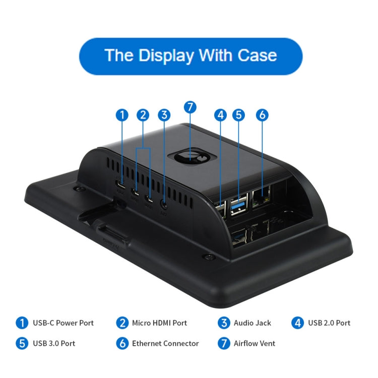 Waveshare 7 inch 800×480 IPS Capacitive Touch Display, DSI Interface, 5-Point Touch without Case - LCD & LED Display Module by Waveshare | Online Shopping UK | buy2fix