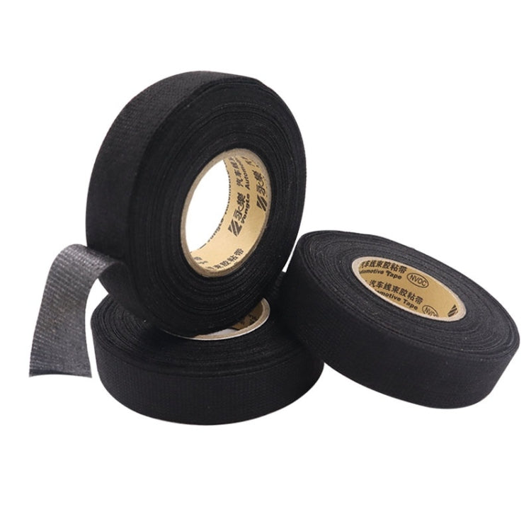 3 PCS Car Modified Wire Harness Tape Fluff Gum Insulation Electrical Tape, Specification: 19mmx15m - In Car by buy2fix | Online Shopping UK | buy2fix