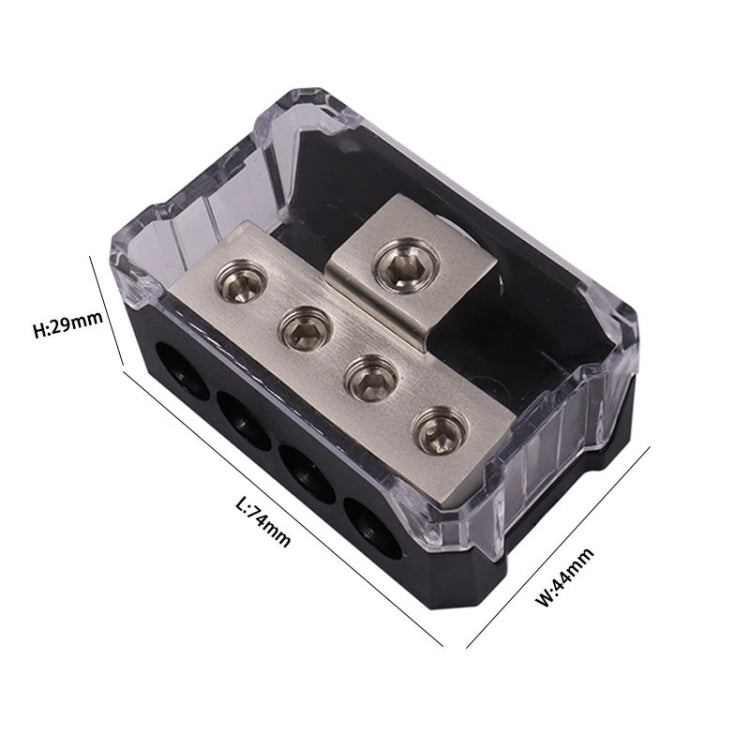 Car Audio Power Amplifier One Point Four Junction Box Hub Splitter(DB29) - In Car by buy2fix | Online Shopping UK | buy2fix
