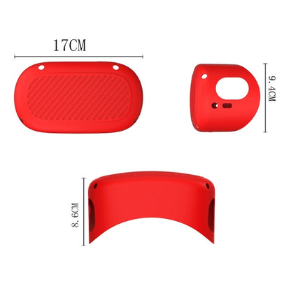 VR Glasses Silicone Waterproof Dust-Proof And Fall-Proof Protective Shell For Oculus Quest2(Red) - Consumer Electronics by buy2fix | Online Shopping UK | buy2fix