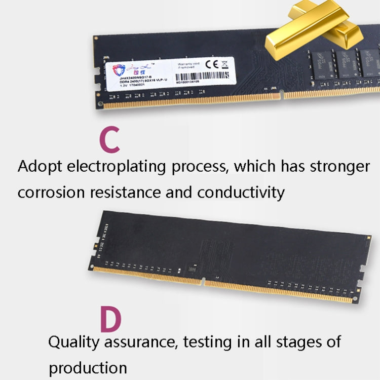 JingHai DDR4 4G Low Pressure Version 1.2V Desktop RAM(2400MHz) - RAMs by JingHai | Online Shopping UK | buy2fix