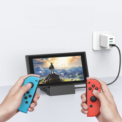 DIY Portable Mini Cooling Base For Nintendo Switch(Black) - Holder by buy2fix | Online Shopping UK | buy2fix