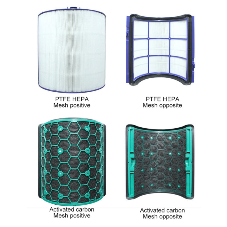 Air Purifier Filter Accessories For Dyson TP04 / DP04 / HP04，Specification： 1 set Filter + 1 Set Activated Carbon - Consumer Electronics by buy2fix | Online Shopping UK | buy2fix