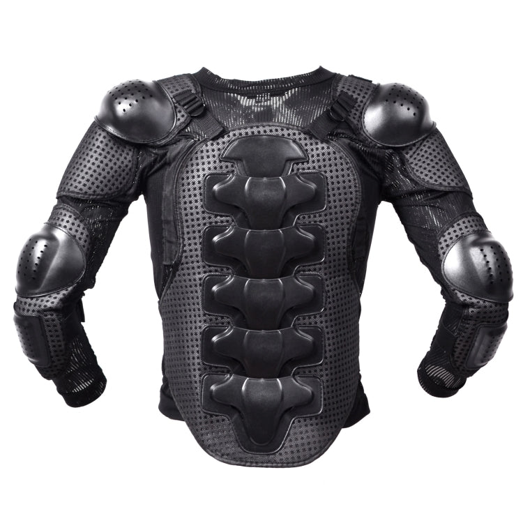 GHOST RACING F060 Motorcycle Armor Suit Riding Protective Gear Chest Protector Elbow Pad Fall Protection Suit, Size: XXXL(Black) - Protective Gear by GHOST RACING | Online Shopping UK | buy2fix