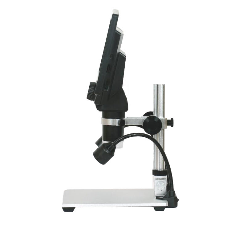 G1200D 7 Inch LCD Screen 1200X Portable Electronic Digital Desktop Stand Microscope(UK Plug With Battery) - Digital Microscope by buy2fix | Online Shopping UK | buy2fix