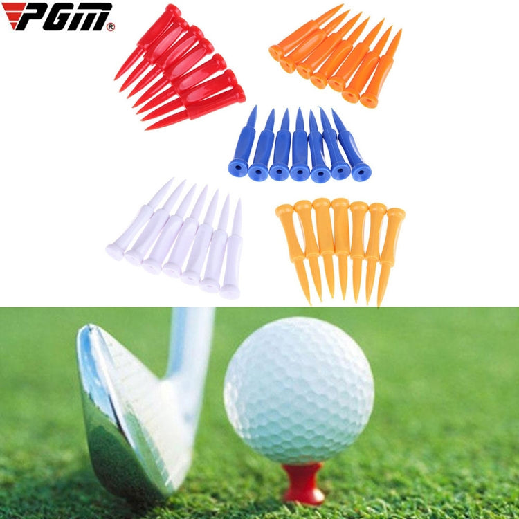 60 PCS PGM QT012 Golf Ribbon Needle Golf Plastic Ball TEE, Random Color Delivery, Specification: 57mm - Golf Accessories by PGM | Online Shopping UK | buy2fix