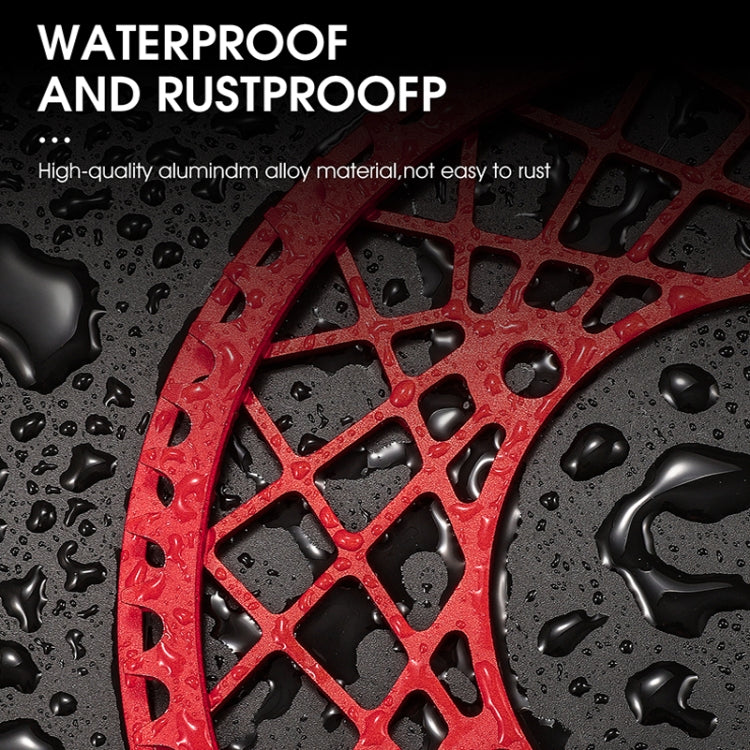 WEST BIKING Folding Bicycle Aluminum Alloy Waterproof Crankset, Colour: 58T （Red） - Outdoor & Sports by WEST BIKING | Online Shopping UK | buy2fix