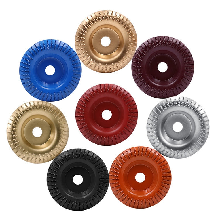 Woodworking Sanding Plastic Stab Discs Hard Round Grinding Wheels For Angle Grinders, Specification: 100mm Orange Curved - Abrasive Tools & Accessories by buy2fix | Online Shopping UK | buy2fix