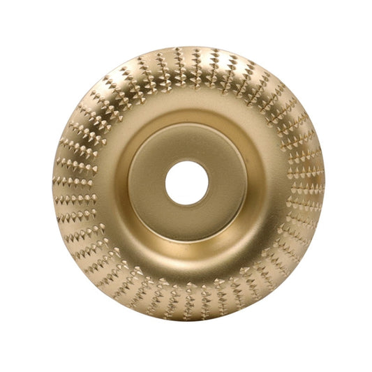 Woodworking Sanding Plastic Stab Discs Hard Round Grinding Wheels For Angle Grinders, Specification: 100mm Golden Curved - Abrasive Tools & Accessories by buy2fix | Online Shopping UK | buy2fix