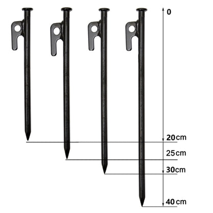 10 PCS 20cm Outdoor Camping Windproof Fixed Canopy Ground Nails - Tents & Accessories by buy2fix | Online Shopping UK | buy2fix