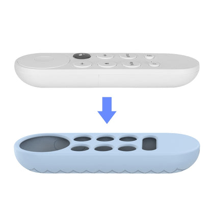 2 PCS Silicone Protective Shell for Google Chromecast 2020 Remote Control(White) - Consumer Electronics by buy2fix | Online Shopping UK | buy2fix