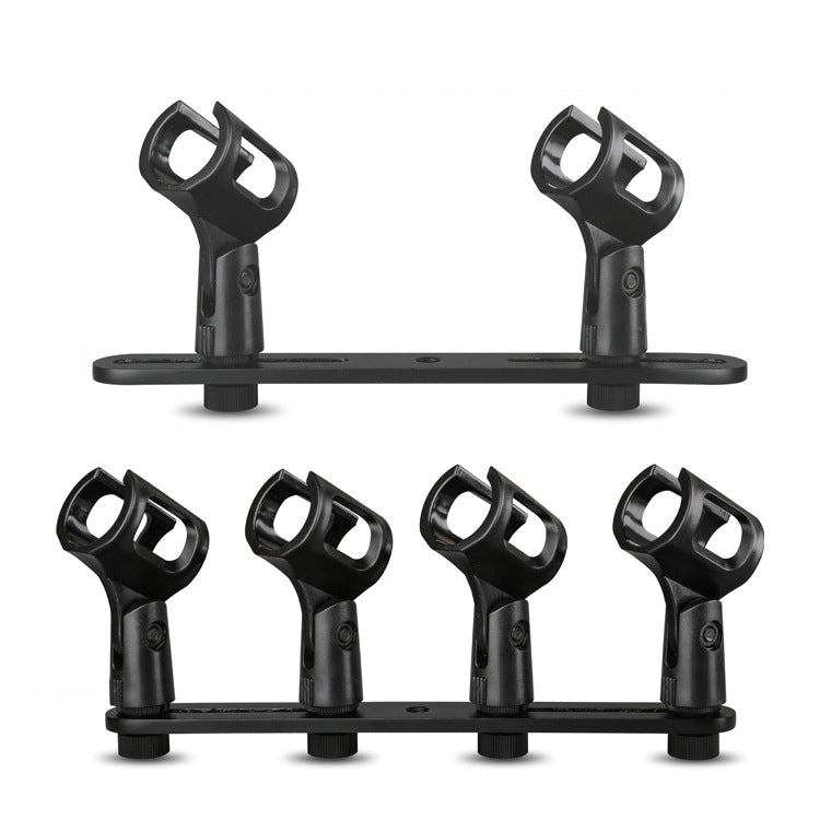 A18 Four-headed  Microphone Clip Aluminum Pole Microphone Accessories - Consumer Electronics by buy2fix | Online Shopping UK | buy2fix