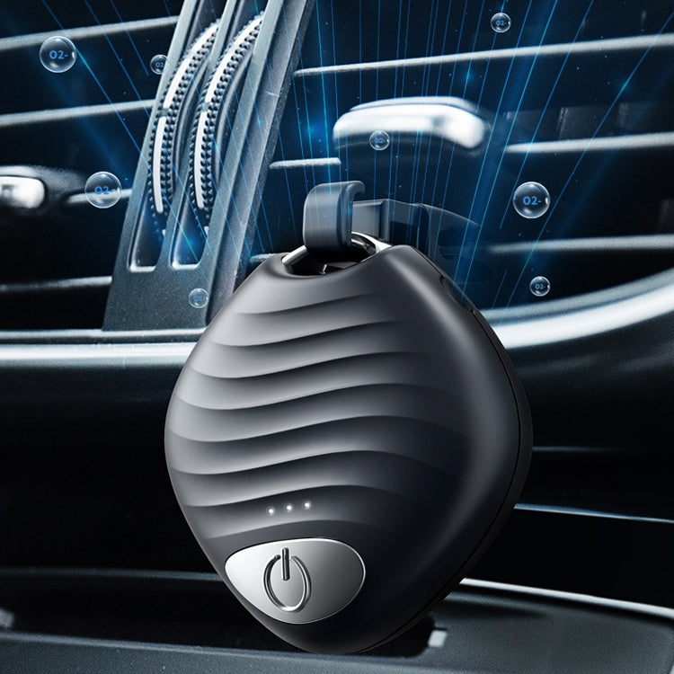 Neck Car Negative Ion Air Purifier(S02 Black) - Home & Garden by buy2fix | Online Shopping UK | buy2fix