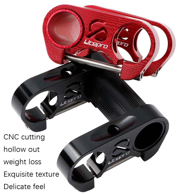 LitePro S95 Folding Bike Hollow Double Stem(Black) - Bicycle Grips by Litepro | Online Shopping UK | buy2fix