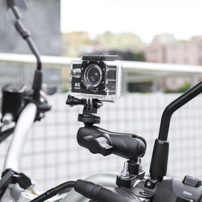BSDDP RH-F0201 Motorcycle Action Camera Mount Holder(Mirror Base) - In Car by BSDDP | Online Shopping UK | buy2fix