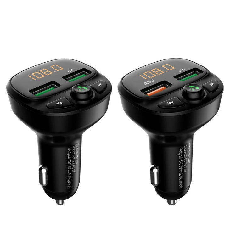 HY-87 Car Bluetooth MP3 Dual USB Car Charger, Style: Regular Version - In Car by buy2fix | Online Shopping UK | buy2fix