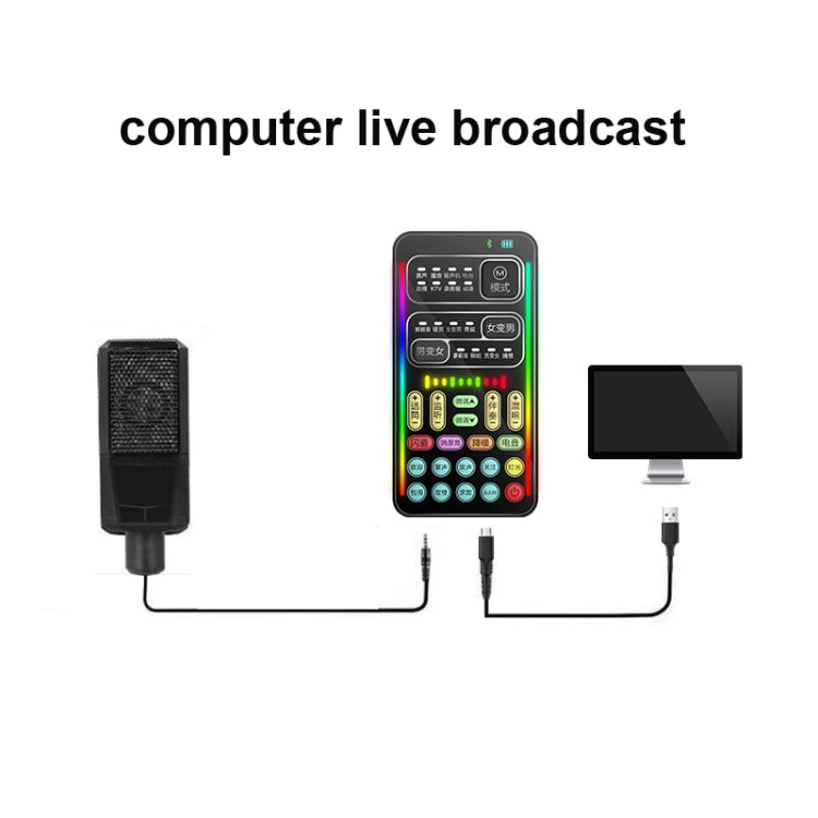 i9  Voice Changer Game Live Broadcast Mobile Computer Sound Card - Consumer Electronics by buy2fix | Online Shopping UK | buy2fix