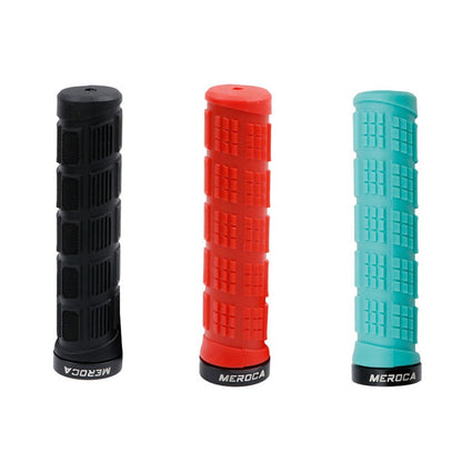 MEROCA Mountain Bike Anti-slip Shock Absorber Riding Grip Cover, Style: One Side Lock ME38 Black - Outdoor & Sports by MEROCA | Online Shopping UK | buy2fix