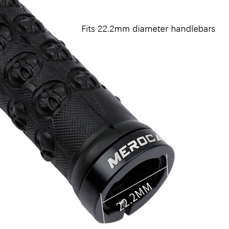 MEROCA Mountain Bike Anti-slip Shock Absorber Riding Grip Cover, Style: One Side Lock ME38 Black - Outdoor & Sports by MEROCA | Online Shopping UK | buy2fix