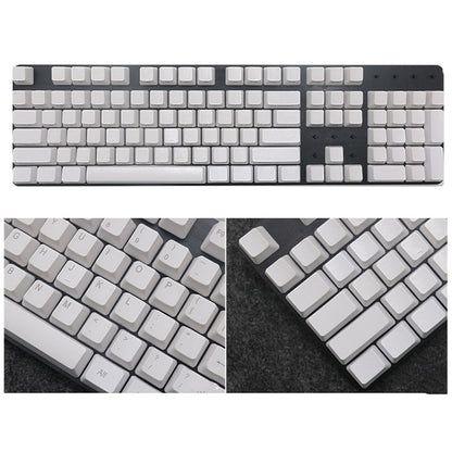 Mechanical Keyboard Laser PBT Keycap White No Words -  by buy2fix | Online Shopping UK | buy2fix