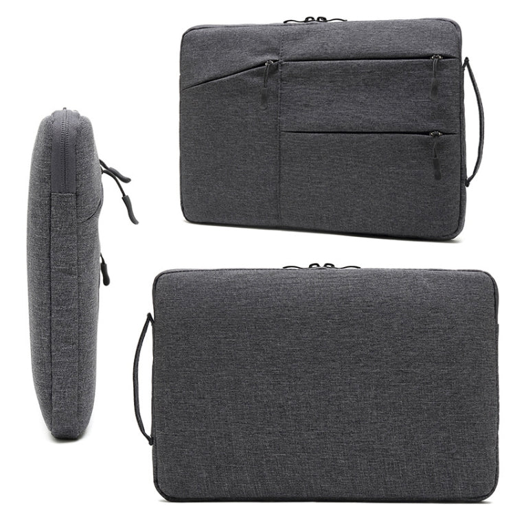 Zipper Type Polyester Business Laptop Liner Bag, Size: 14 Inch(Dark Gray) - 14.1 inch by buy2fix | Online Shopping UK | buy2fix