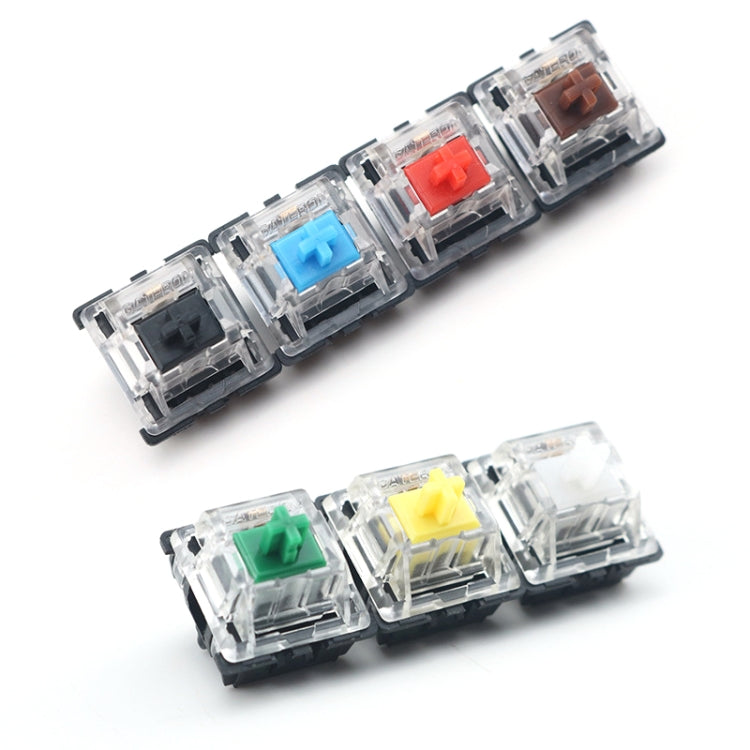 10 PCS Gateron G Shaft Black Bottom Transparent Shaft Cover Axis Switch, Style: G3 Foot (Green Shaft) - Other by Gateron | Online Shopping UK | buy2fix