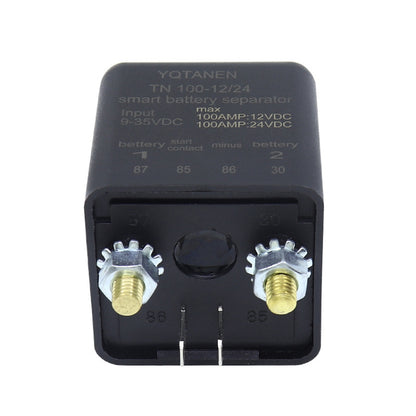 YQTANEN Small Volume Wide Voltage Dual Battery Isolator, Current: 100A - In Car by buy2fix | Online Shopping UK | buy2fix
