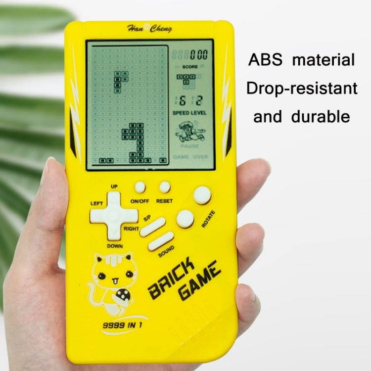 Large Screen Retro Children Handheld Game Console(Yellow) - Pocket Console by buy2fix | Online Shopping UK | buy2fix